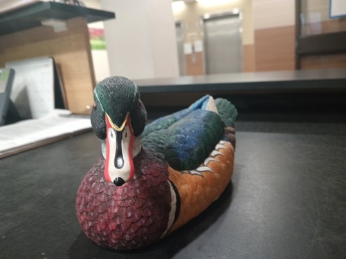 Drake Male resin Duck Decoy Figurine - photo 3