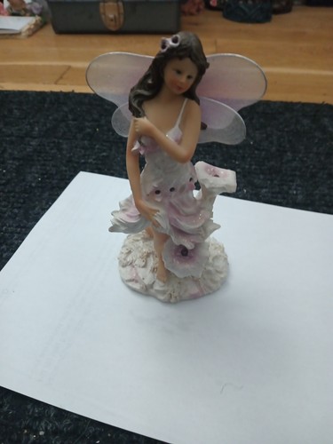 Flower Fairies With Net Wings Beautiful Pink Girl