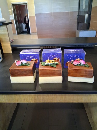 THREE Handcrafted Wooden Trinket Boxes