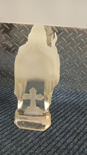 Baccarat Crystal Religious Statue / Holy Water Font - photo 3