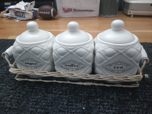 Sugar Coffee And Tea Jars