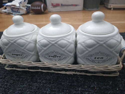 Sugar Coffee And Tea Jars - photo 2