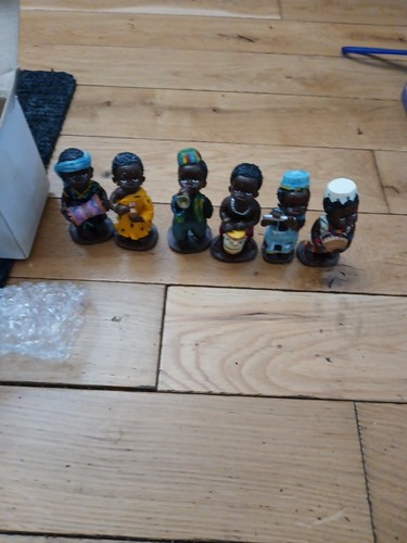 Vintage African American Musician Figurines