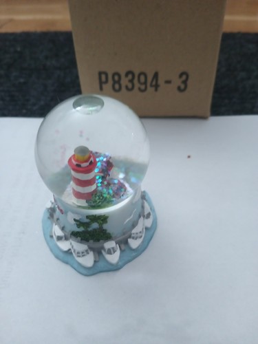 TWO Lighthouse-themed Snow Globes. P8394-3 Series