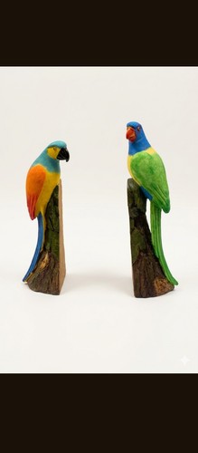 Two Sets Of Bird Statues
