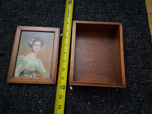 Vintage Victoria-style Wooden Trinket or Jewelry Box - photo 5