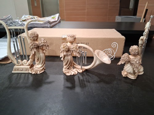 Vintage Musical Angel Tabletop Windchime Figurines - photo 3