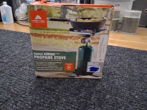 Ozark Trail Single Burner Backpacking Propane Stove - NEW