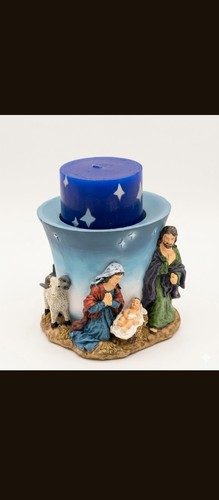 Two God Holder With Candle For Healing And Protection