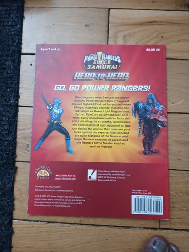 Power Rangers Super Samurai Head to Head 26 Matchups Paperback 2 - photo 2