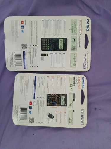 Two casio scientific calculators - photo 2