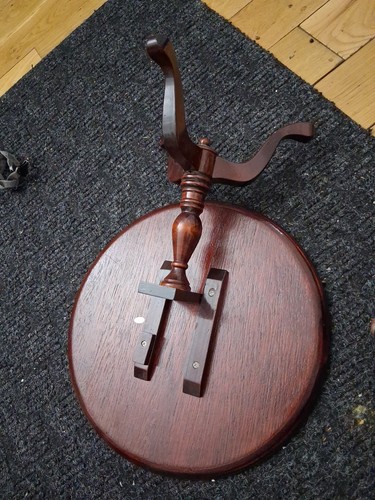 Tripod Wooden Antique Pedestal Plant Stand - photo 2