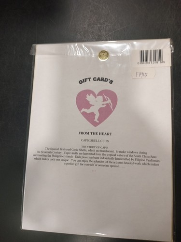 12 Pc Gifts From The Heart Cupid Love Greeting Cards - photo 2