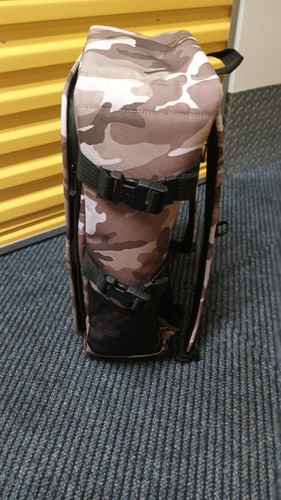 ONERM Camouflage Backpack Brown Beige White Men Adjustable