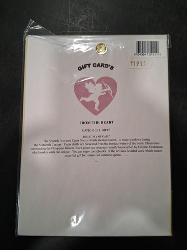 12 Pc Gifts From The Heart Cupid Love Greeting Card Set - photo 2