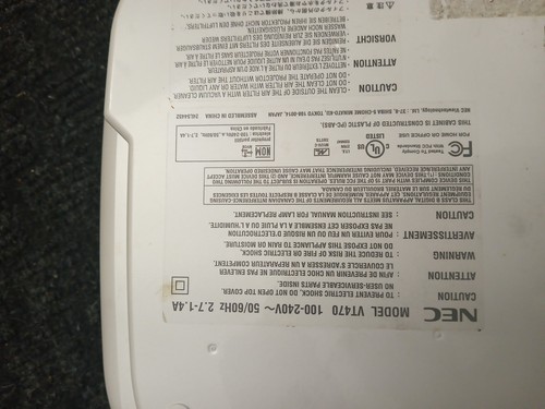 NEC VT470 LCD Projector - photo 4