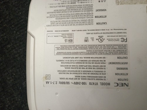 NEC VT470 LCD Projector - photo 5