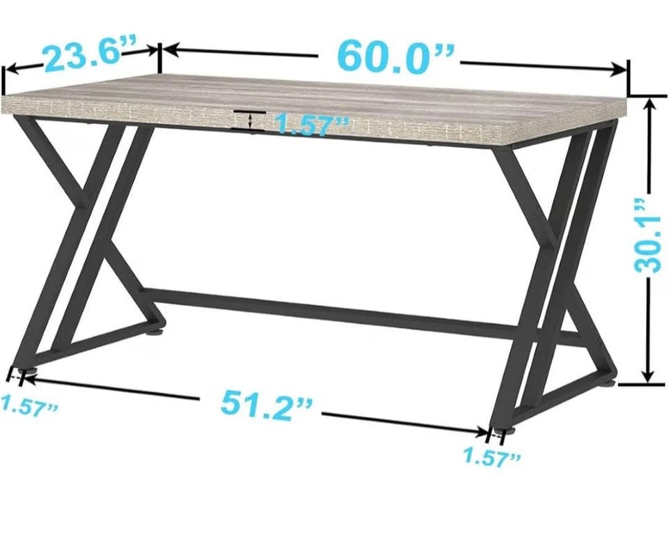 Brand New 60 Inch Industrial Home Office Desk - photo 5