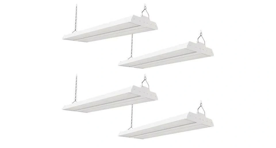 4-Pack 30000LM LED Shop Lights - 360° Adjustable High Bay