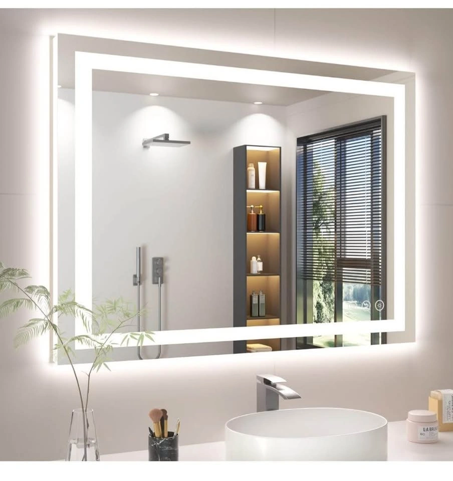 40"x30" LED Bathroom Mirror with Lights, 3 Color, Anti-Fog - photo 3