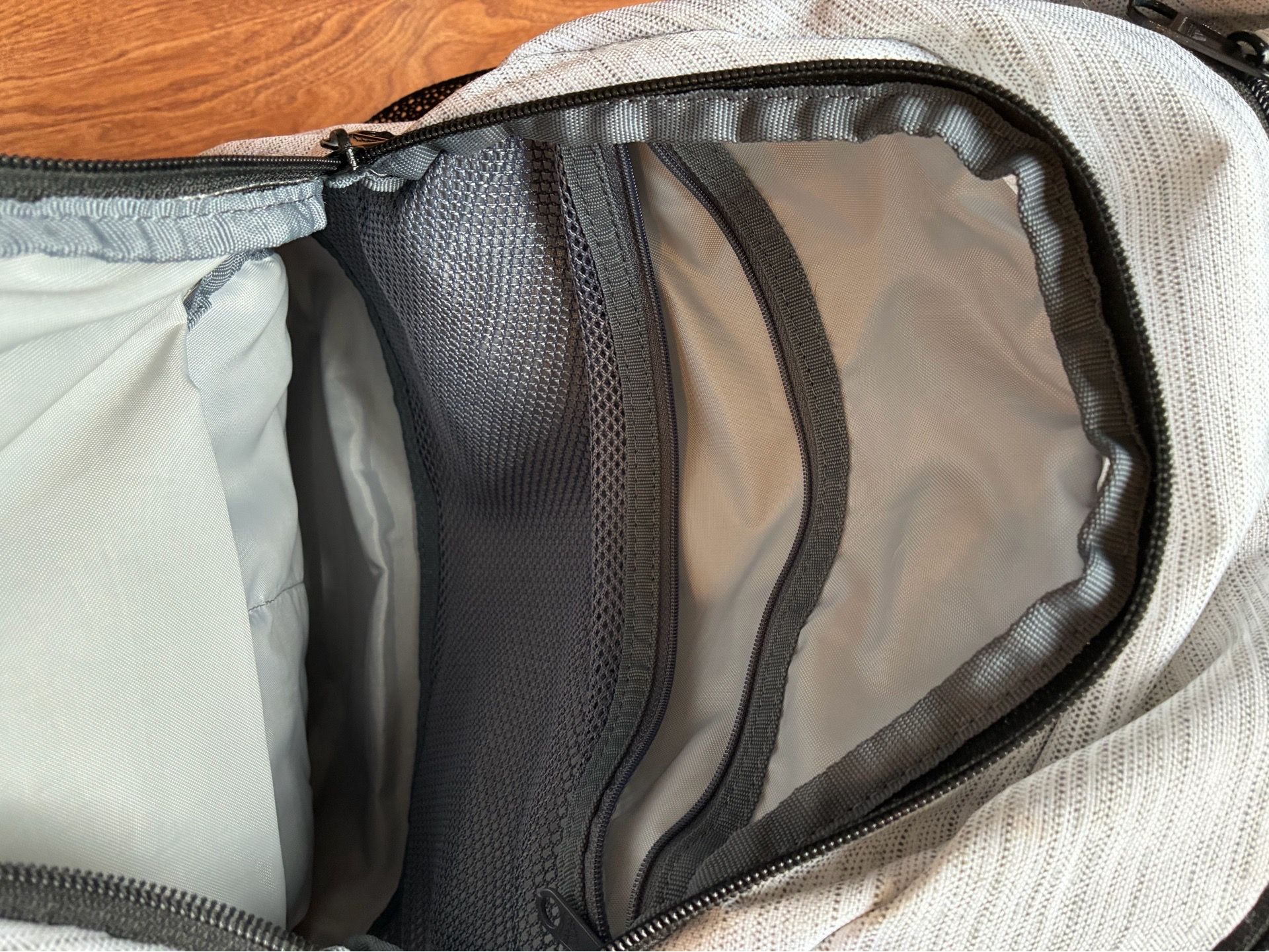 Large Light Gray Adidas Backpack - photo 5