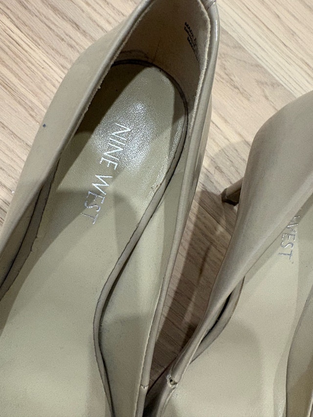 Size 6 Nine West Nude Heel - photo 3