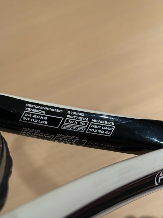 Wilson K Factor Tennis Racket Racquet - New Grip - photo 3