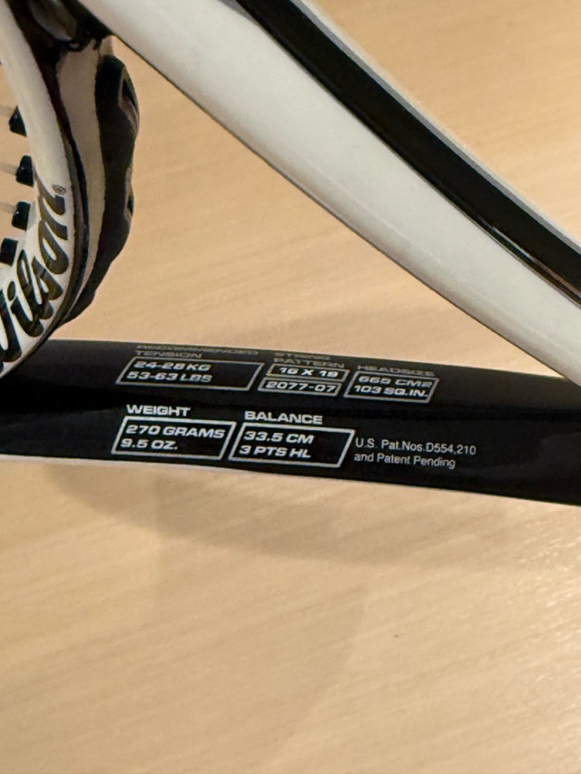 Wilson K Factor Tennis Racket Racquet - New Grip - photo 4