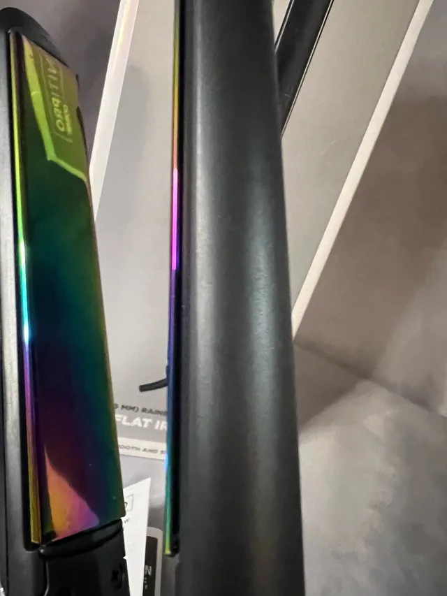 New Open Box Conair InfinitiPRO Rainbow Titanium Flat Iron - photo 4
