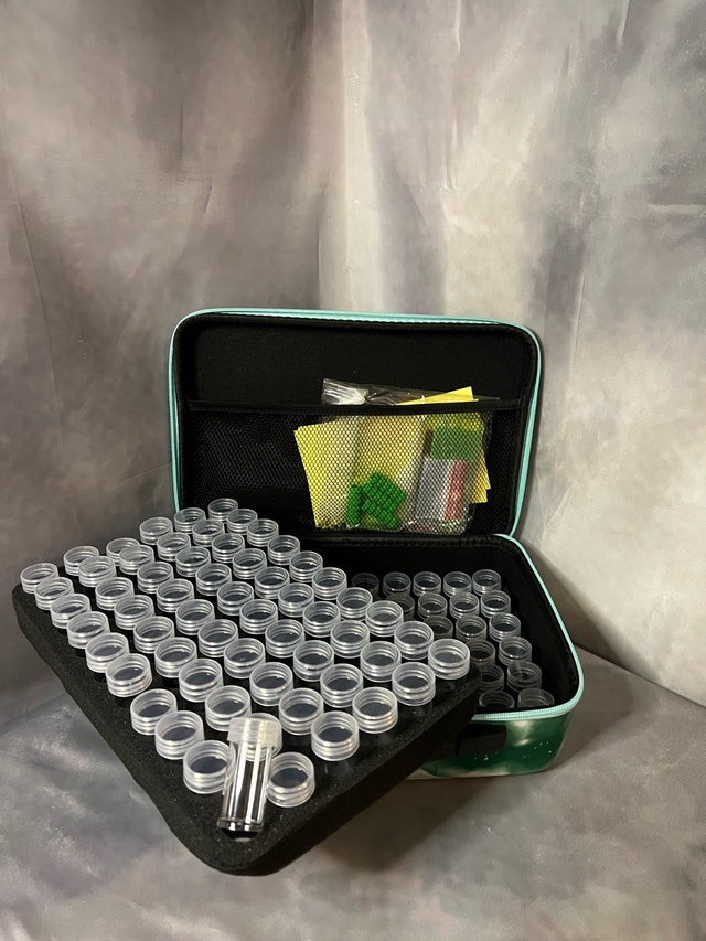 New Large 120 Container Diamond Dot Organizers (Marble pattern) - photo 4