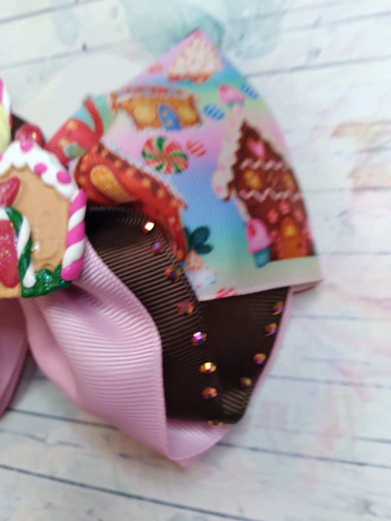 Christmas Hair Bow With Clay - photo 4