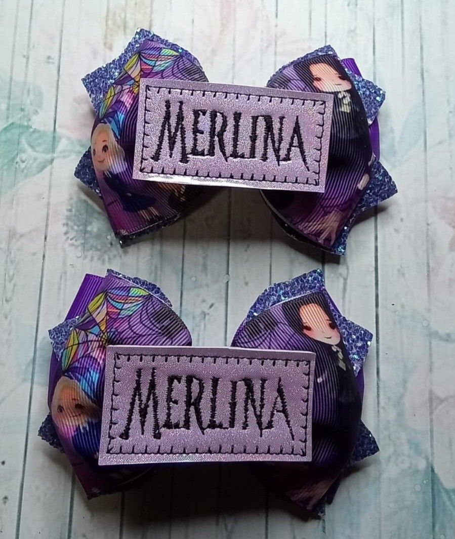 Merlina Hair Bows / Pares De Merlina - photo 4