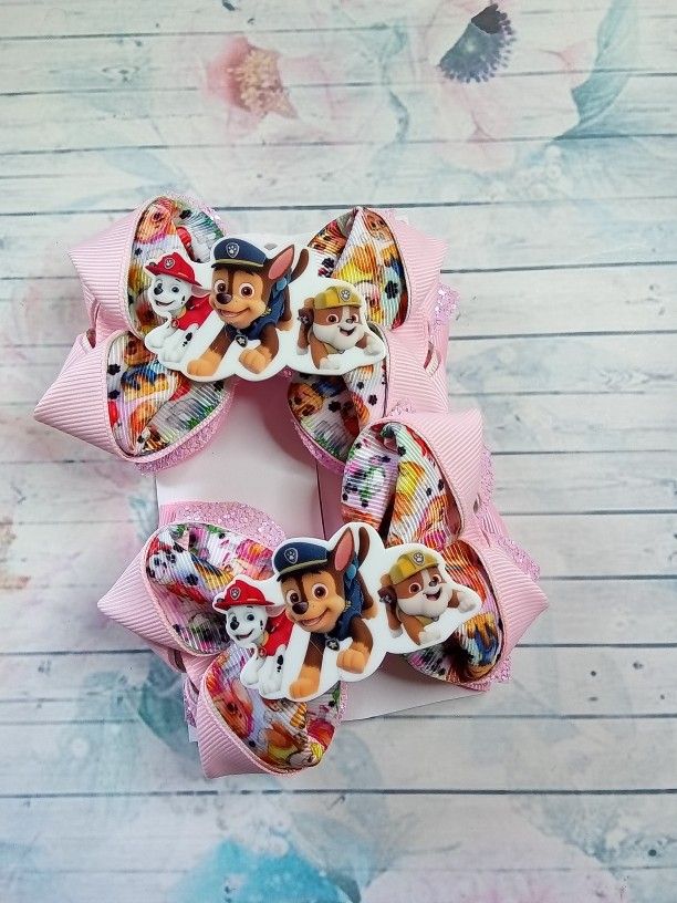 Paw Patrol Hair Bows