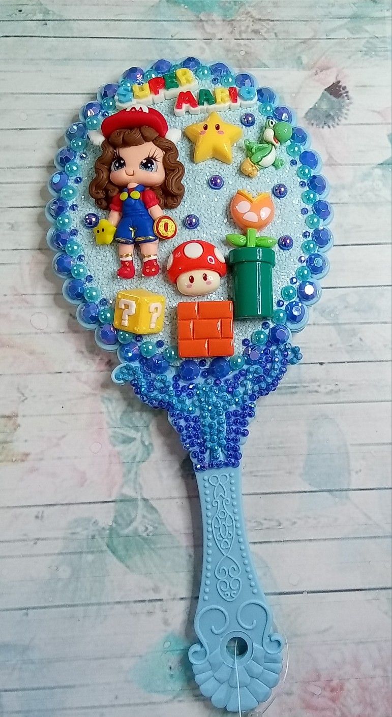 Mario Bros Decorated Mirror