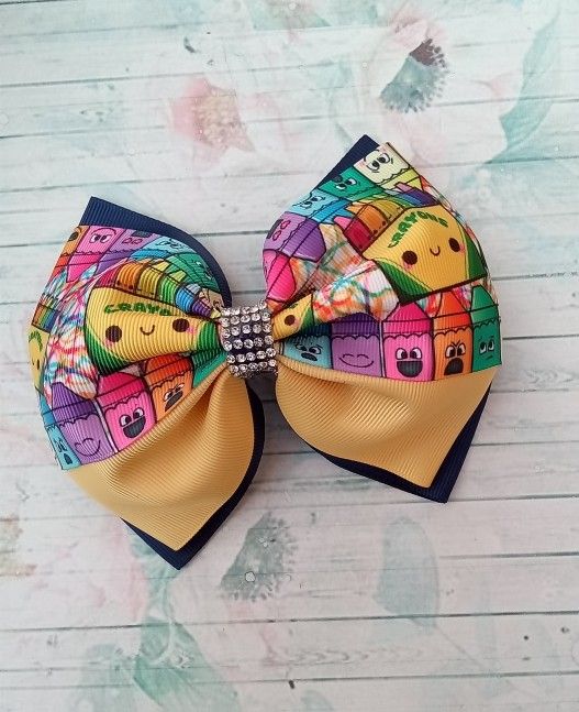 Back To School Hair Bow - photo 2