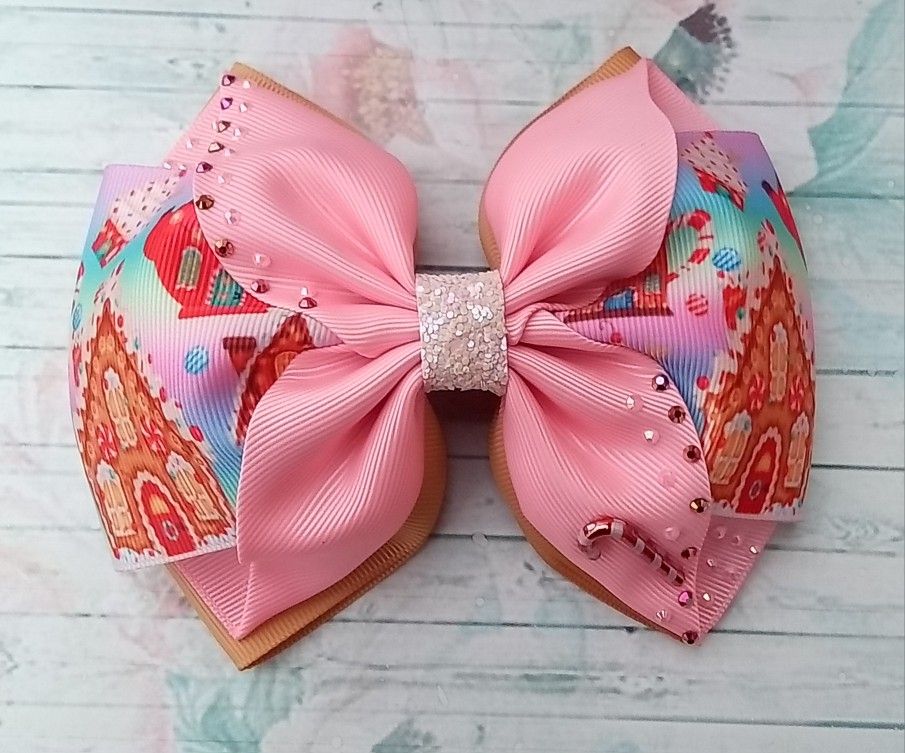 Ginger Bread Hair Bow - photo 2