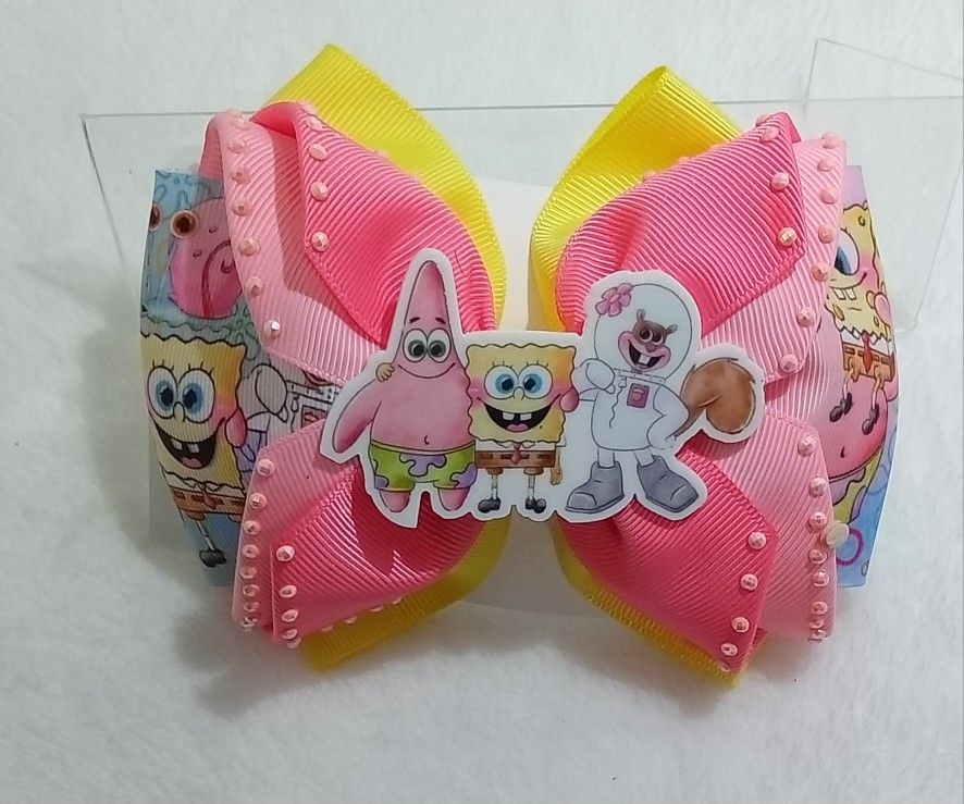 Bob Sponge Hair Bow