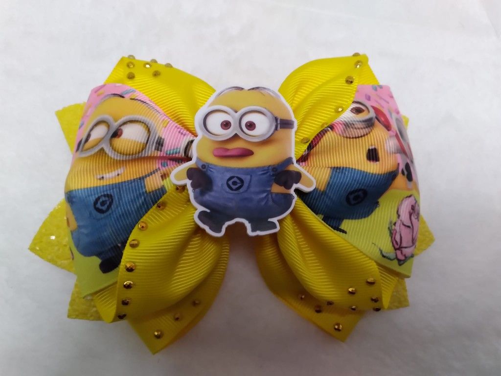 Minions Hair Bow
