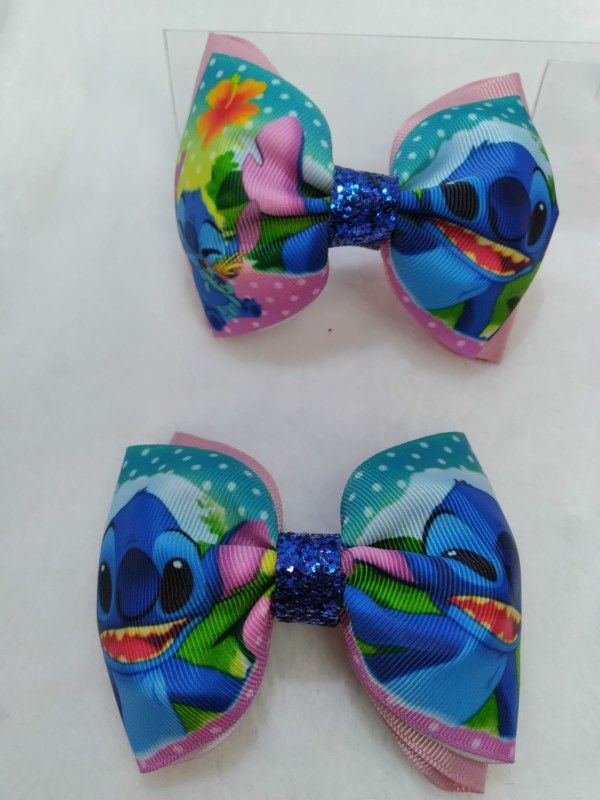 Jojo Siwa, Elmo, Stitch, and Gabby's Dollhouse Hair Bows - photo 3