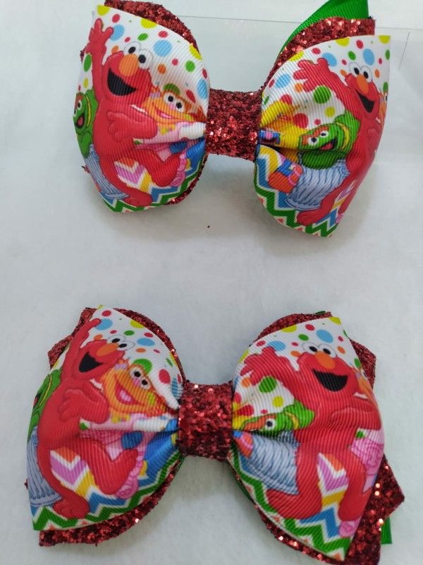 Jojo Siwa, Elmo, Stitch, and Gabby's Dollhouse Hair Bows - photo 5