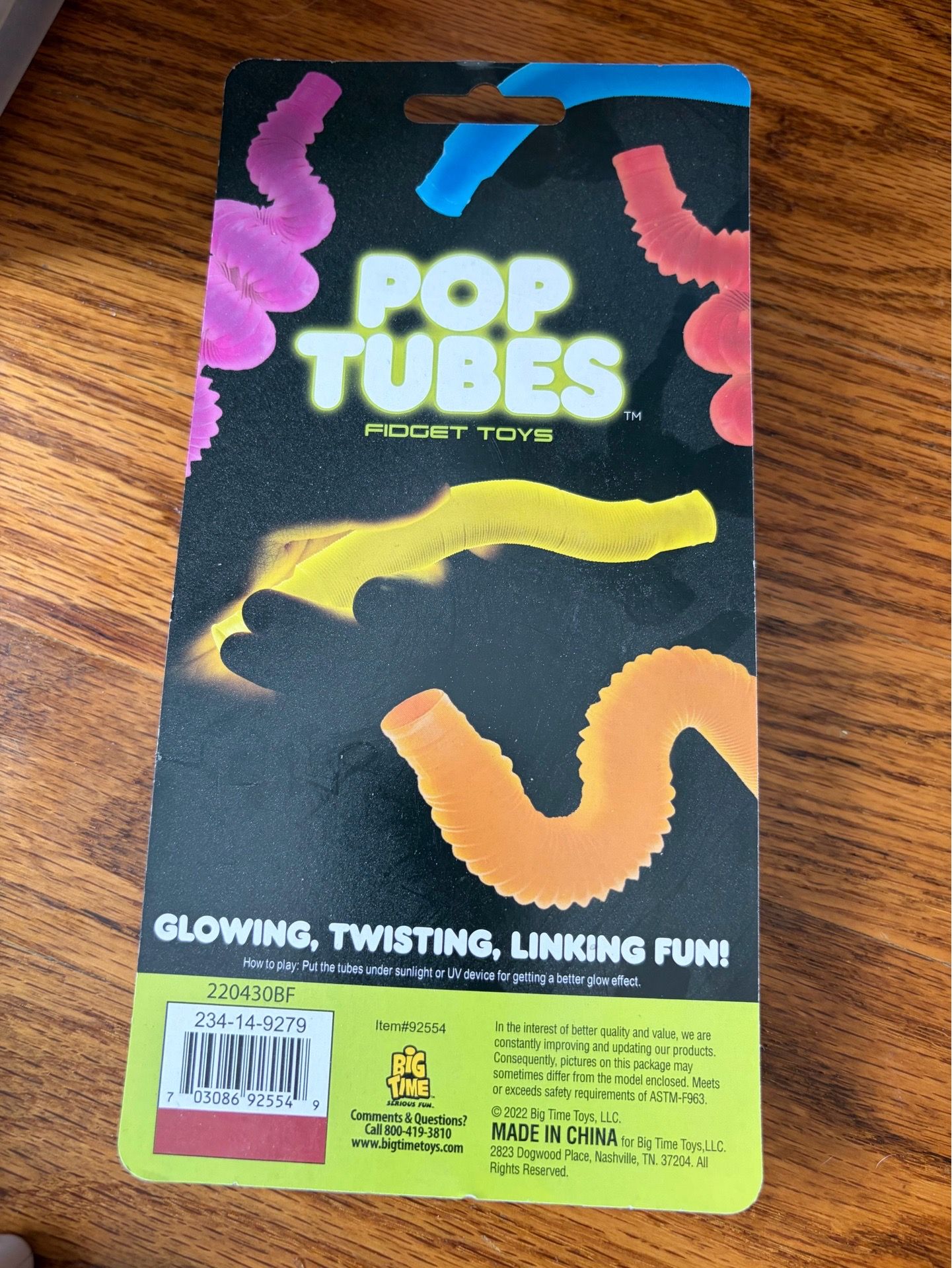 Pop Tubes Fidget Toy - photo 2