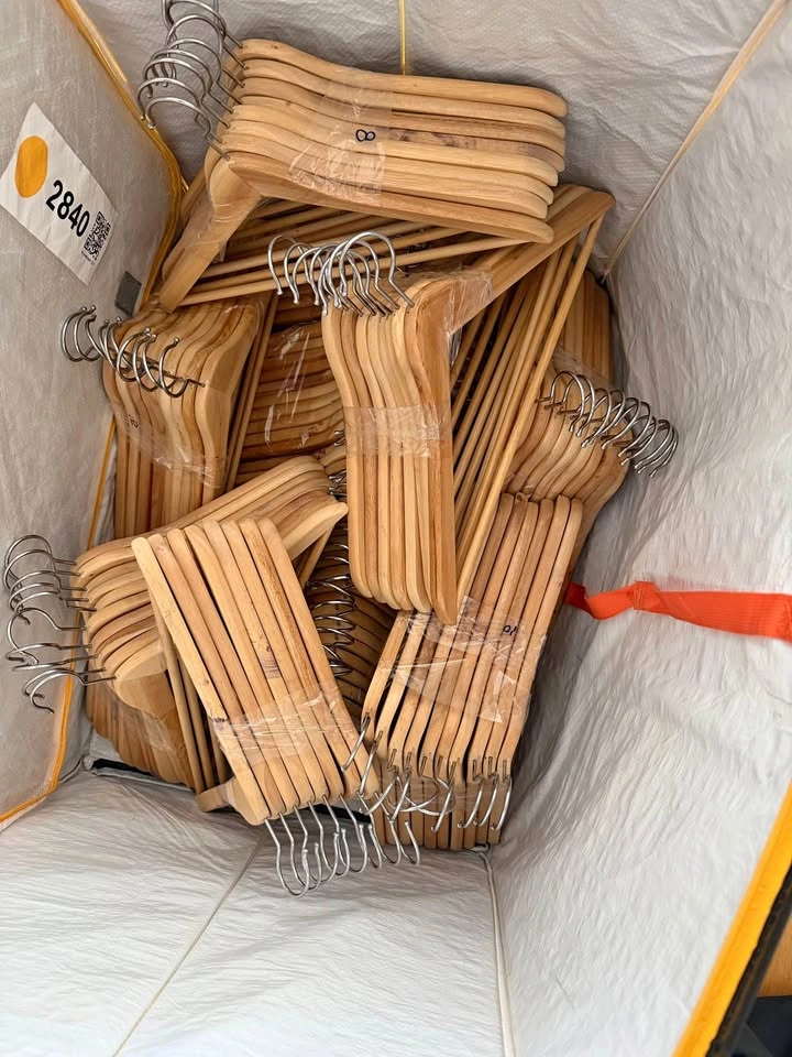 Bulk Lot of IKEA BUMERANG Wooden Hangers