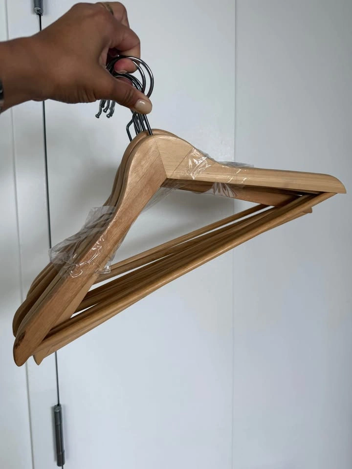 Bulk Lot of IKEA BUMERANG Wooden Hangers - photo 2