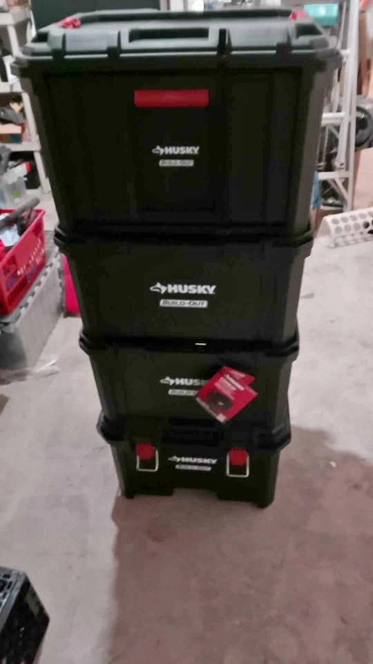 Husky Build-Out Stackable Tool Box System Set