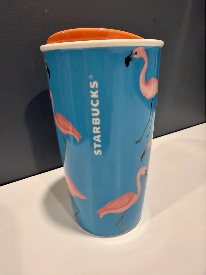 Starbucks Flamingo Reusable Travel Tumbler with Lid