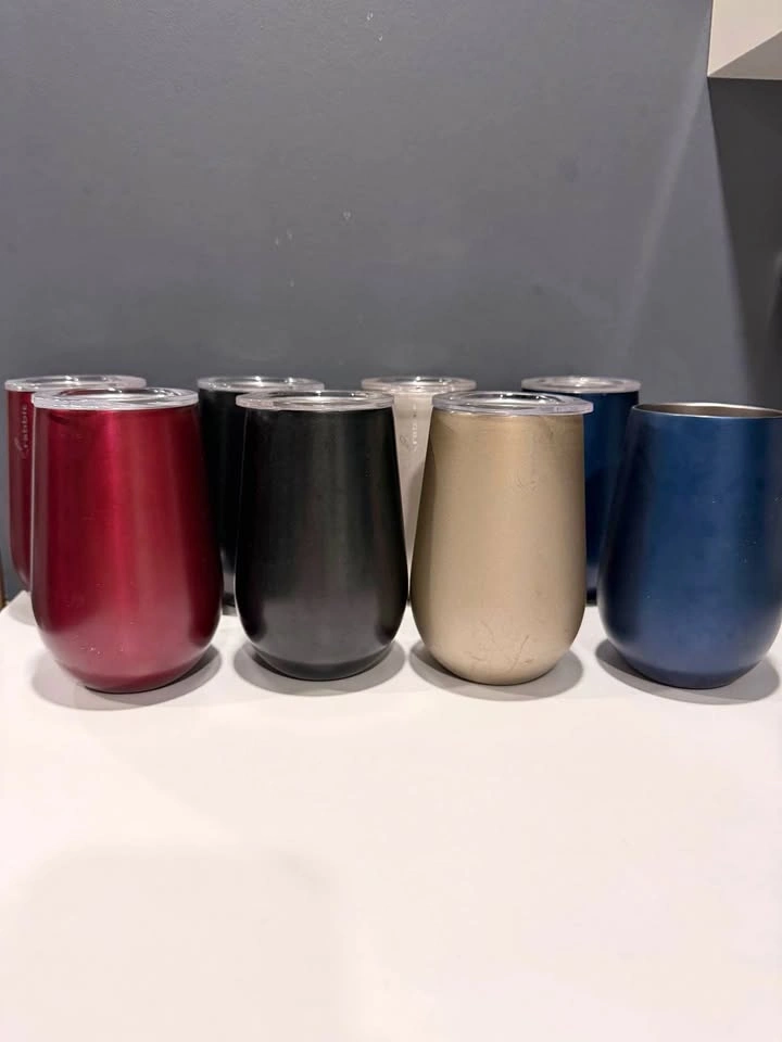 Rabbit Insulated Stemless Wine Tumblers – Set of 8, 12 oz
