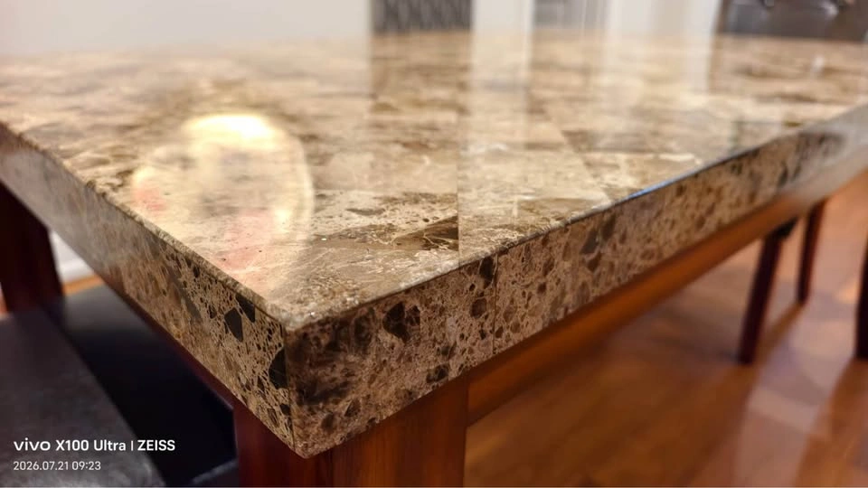 Steve Silver Co. Faux Marble Dining Table Set (70" x 42") - photo 5