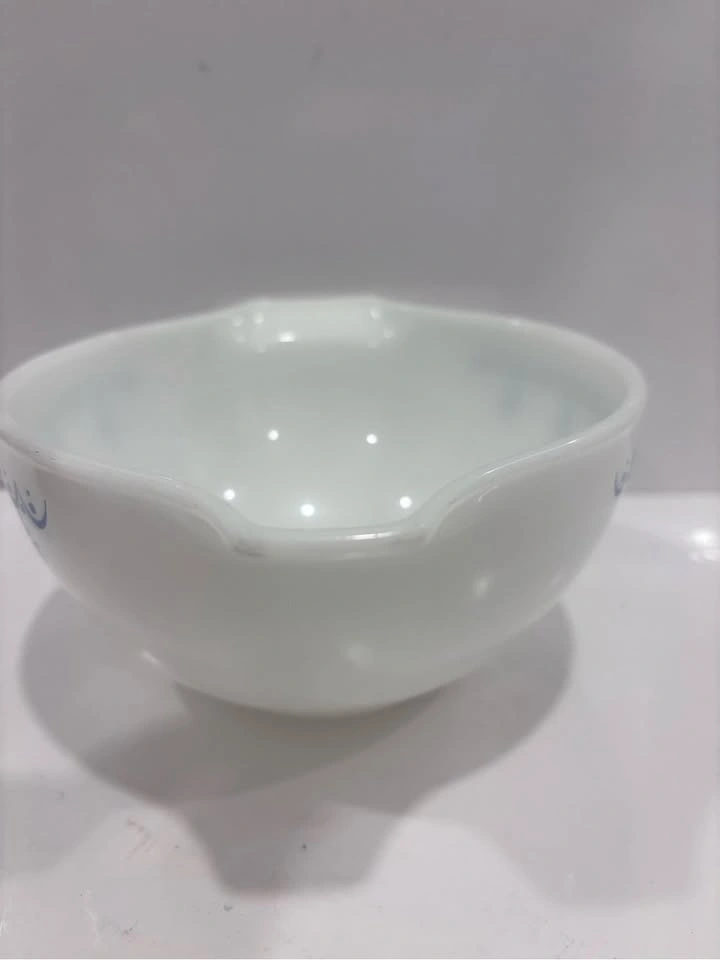 Vintage Pyrex 441 Blue Snowflake Garland Cinderella Bowl - photo 5