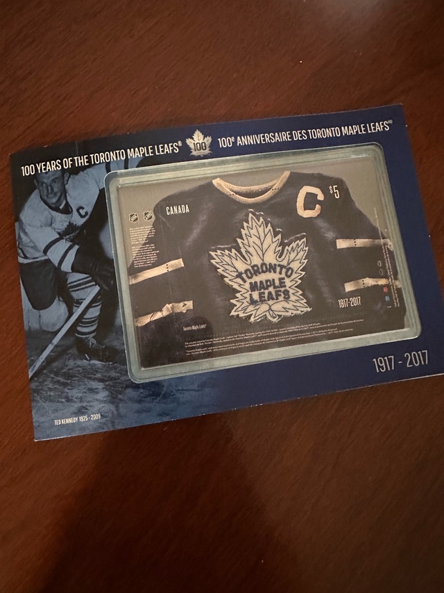 Canada Post Toronto Maple Leafs 100th Anniversary Souvenir
