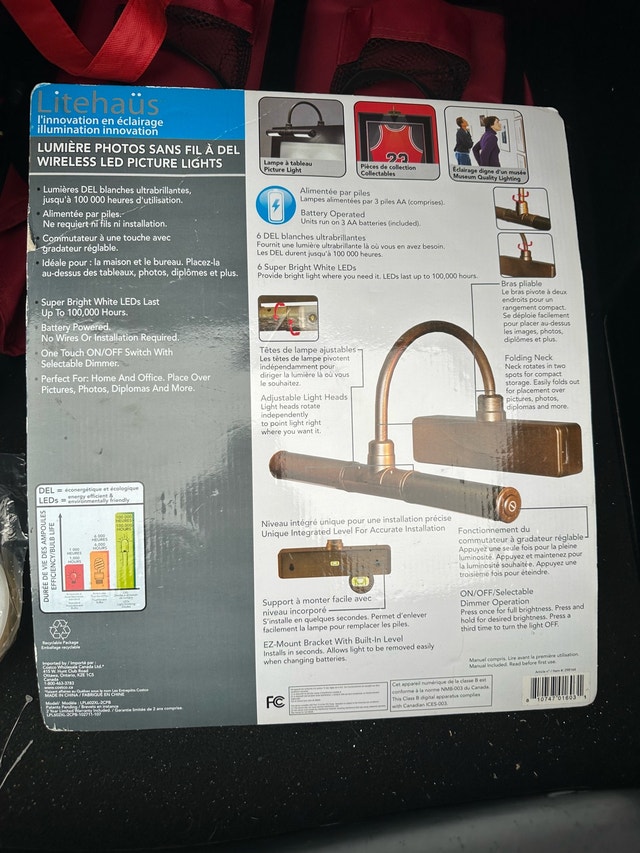 Litehaus Wireless LED Picture Lights - photo 2